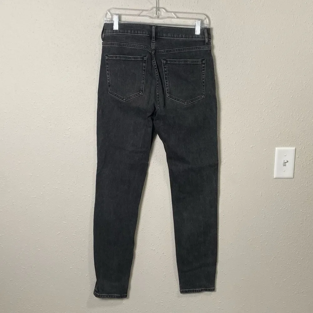 Everlane Black High Rise Skinny Jeans Size 28 Tall Denim Minimalist Classic